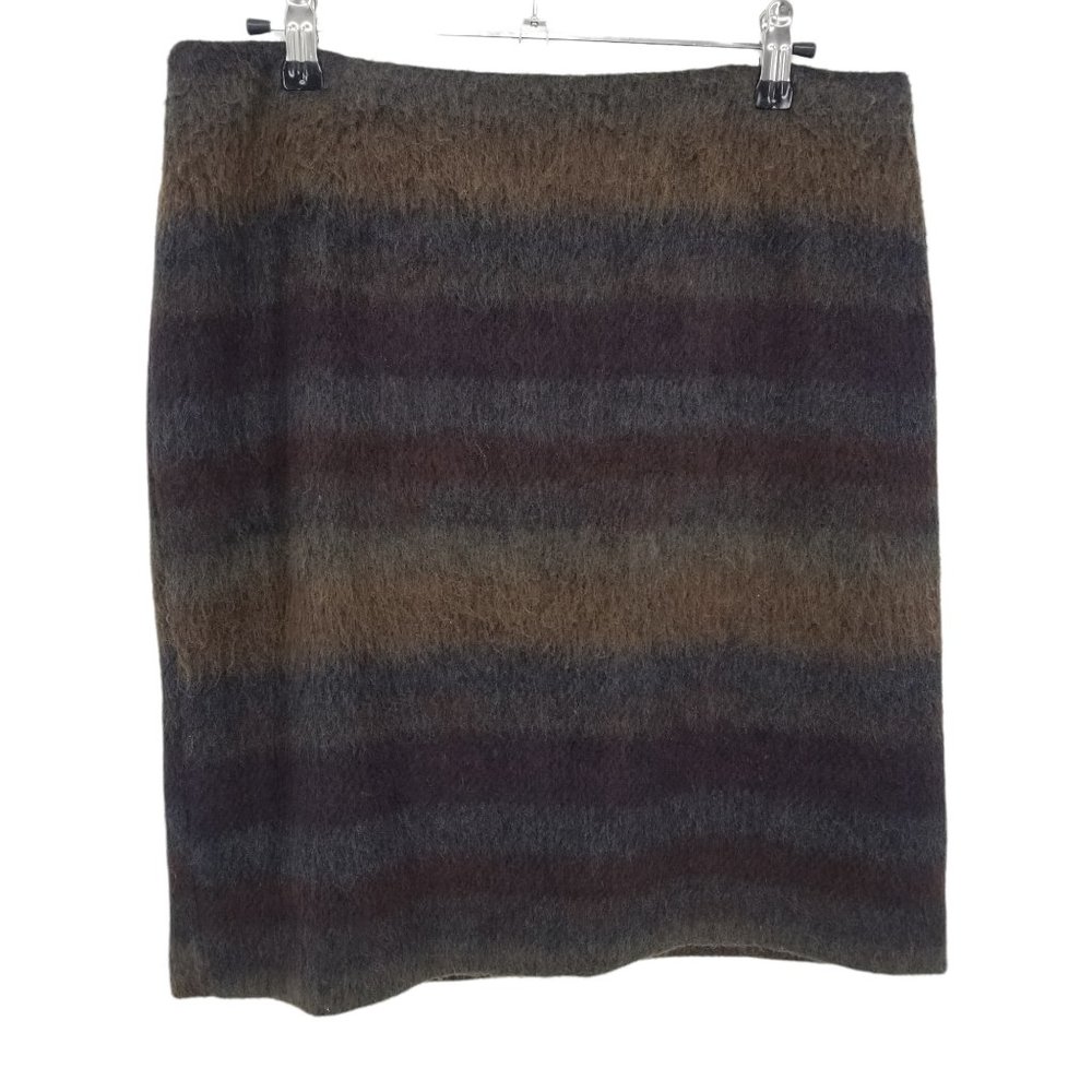 Amanda + Chelsea Wool Blend Ombre Skirt 8
